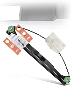 YHTAUTO Rear Driver Side Power Window Regulator Without Motor for Audi A3/A3 Quattro 2006-2013, Hatchback