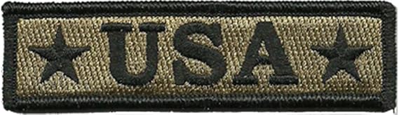 U.S.A. Tactical Morale Patch - Coyote Tan