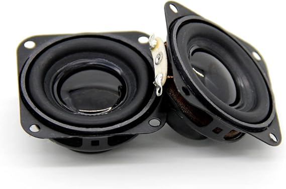 2PCS 1.5 Inch Audio Speaker 4 3W 40mm Bass Multimedia Loudspeaker DIY Sound Speaker with Fixing Hole for Home Theater