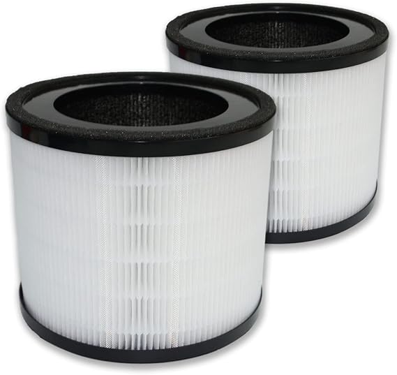 PUREBURG Filter Compatible with Crane EE-5069 CF-8126 Air Purifier HS-1943