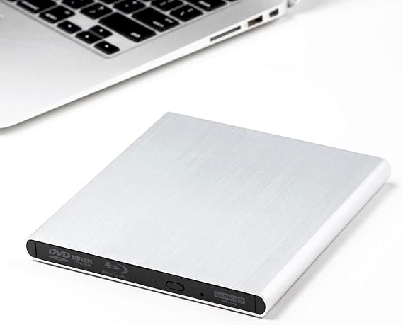 archgon Premium Aluminum External USB 3.0 UHD 4K Blu-Ray Writer Super Drive for PC and Mac