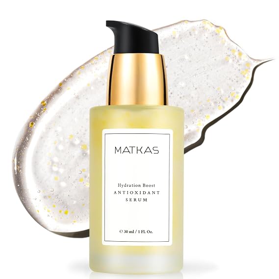 MATKAS Korean Hydrating Antioxidant Centella Face Serum for Pores 1 Fl. Oz.