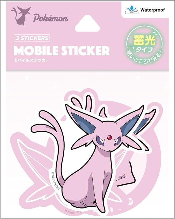 Gourmandies Pokemon Luminous Mobile Sticker Effy PKE-02C