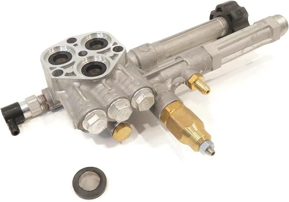 AR ANNOVI REVERBERI, AR42940 Replacement Pressure Washer Head, for AR Pump SRMW Complete, Aluminum | For AR Pump SRMW, Aluminum