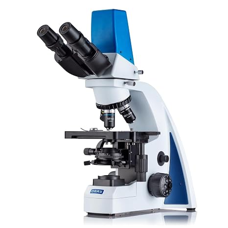 OMAX MD8233S50 2000X Digital LED Infinity Digital Compound Microscope | 40X-2000X Magnification Range 5.0MP CMOS Sensor USB 2.0 Connectivity Compound Biological Microscope Built-In LED