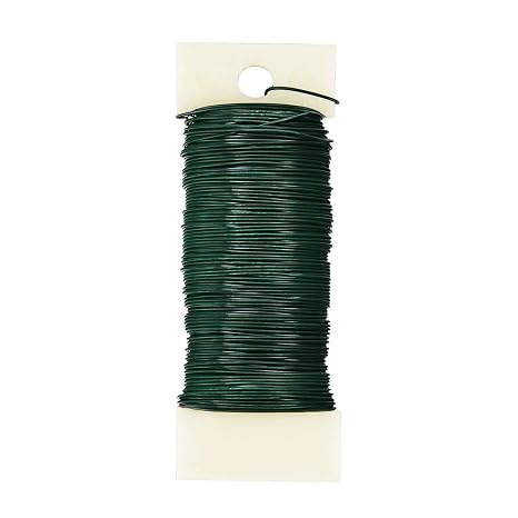 BEADNOVA Floral Wire 38 Yards 22 Gauge Paddle Wire for Wreath Making Craft Florist Floral Flower Arrangements Garland