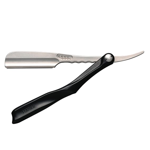 Feather Artist Club Black SS Folding Handle Razor