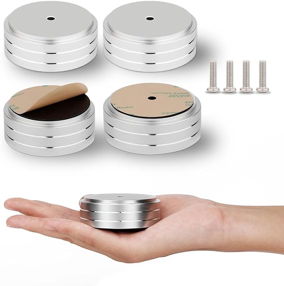 Audio Isolation Feet Aluminum Load 400KG Amplifier Feet 58 * 22MM(4Pcs)
