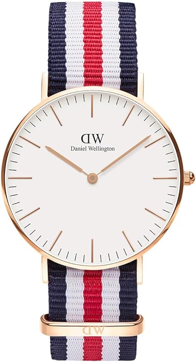Daniel Wellington Classic Canterbury Watch, Multicolor NATO Band