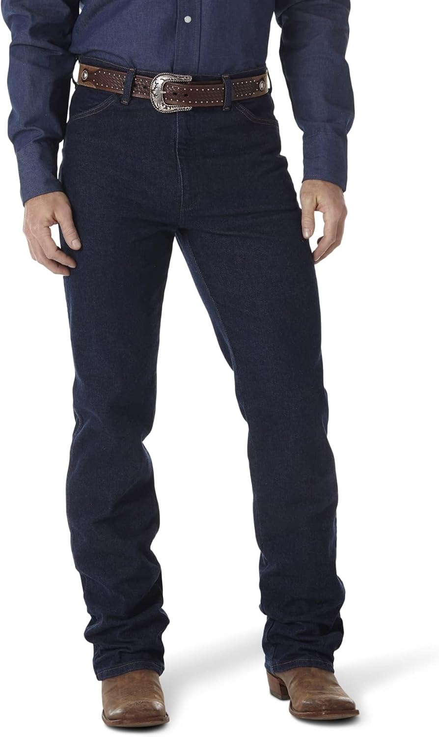 Wrangler Mens Cowboy Cut Slim Fit Boot Cut Jean