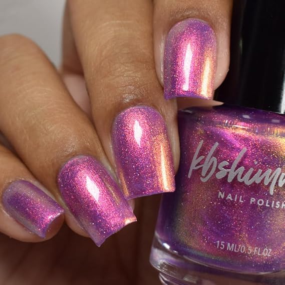 KBShimmer Give Me The Scoop Shimmer Nail Polish 0.5 oz Full Sized Bottle