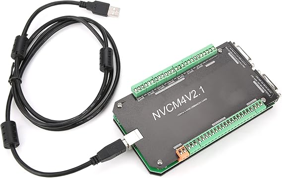 NVCM 6 Axis CNC Controller USB Interface Board Card High Performance Stepper Motor Control