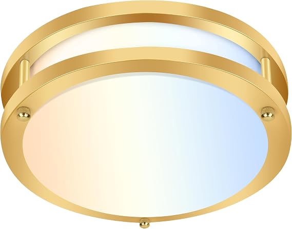 hykolity 13 inch Flush Mount LED Ceiling Light Fixture,1300LM,5CCT