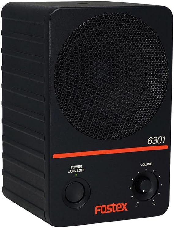 Fostex 6301NB Powered Active Monitor Single, Unbalanced, Black