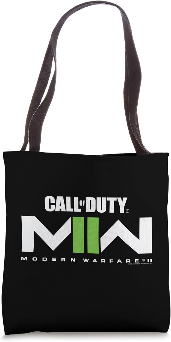 Call of Duty Modern Warfare II Logo Video Game Tote Bag