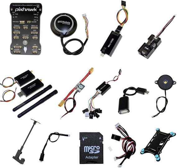 Pixhawk PX4 PIX 2.4.8 Flight Controller NEO-M8N GPS 3DR 915Mhz Radio Telemetry Set OSD Module PPM Module I2C Splitter Expand Module Power Module for FPV Quadcopter Multirotor ...