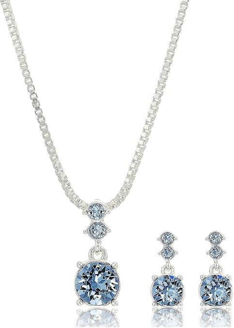 Nine West Women's Necklace and Earring Jewelry Set, Coordinated Fashion Accessories for Everyday, Office, and Evening Wear