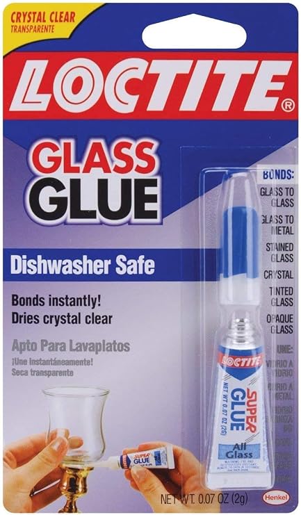Henkel Loctite 233841 0.07 Oz Instant Glass Glue, Pack of 6