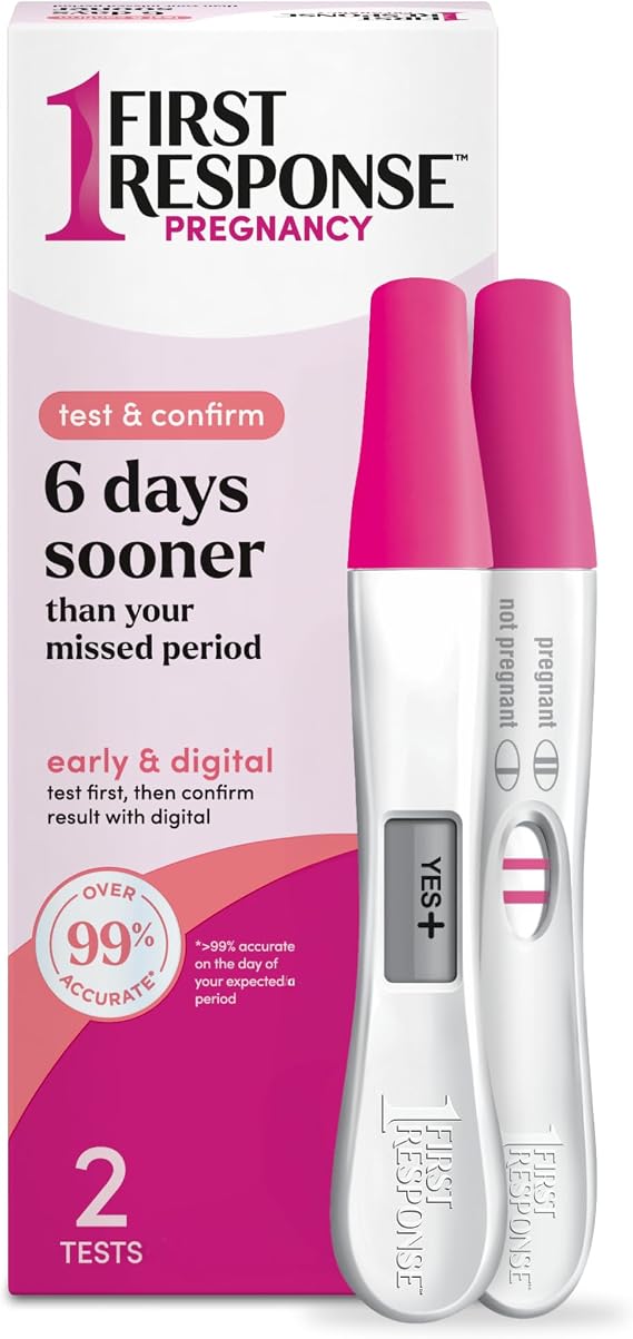First Response & Confirm Pregnancy Test, 1 Line and 1 Digital Test Pack
