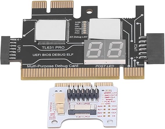 Motherboard Test Card Kit Post Test Analyzer for Laptop and PC Motherboard Diagnostic Adapter Card