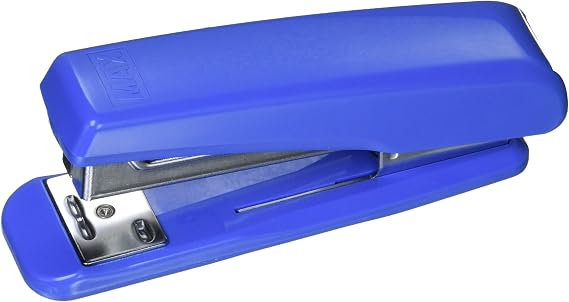 Max HD-35 Medium Stapler, 3 Needle, Up to 30 Bindings, Blue