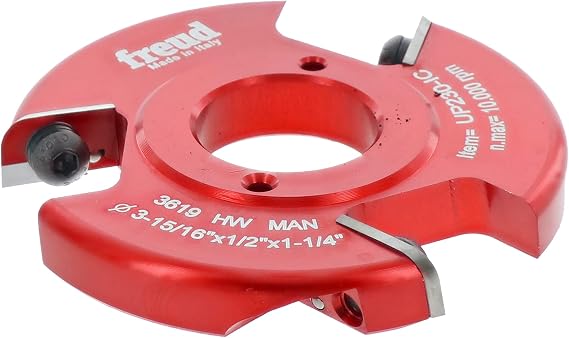 Freud 3-15/16" (Dia.) Insert Cutter Backcutter For Double Raised Panels for 3/4" Stock (UP230-IC)
