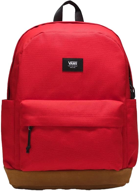 Vans Old Skool Sport Backpack | Unisex Everyday Laptop Bag, 15 Computer Sleeve, Front Pocket,Racing RedAntelope,One Size