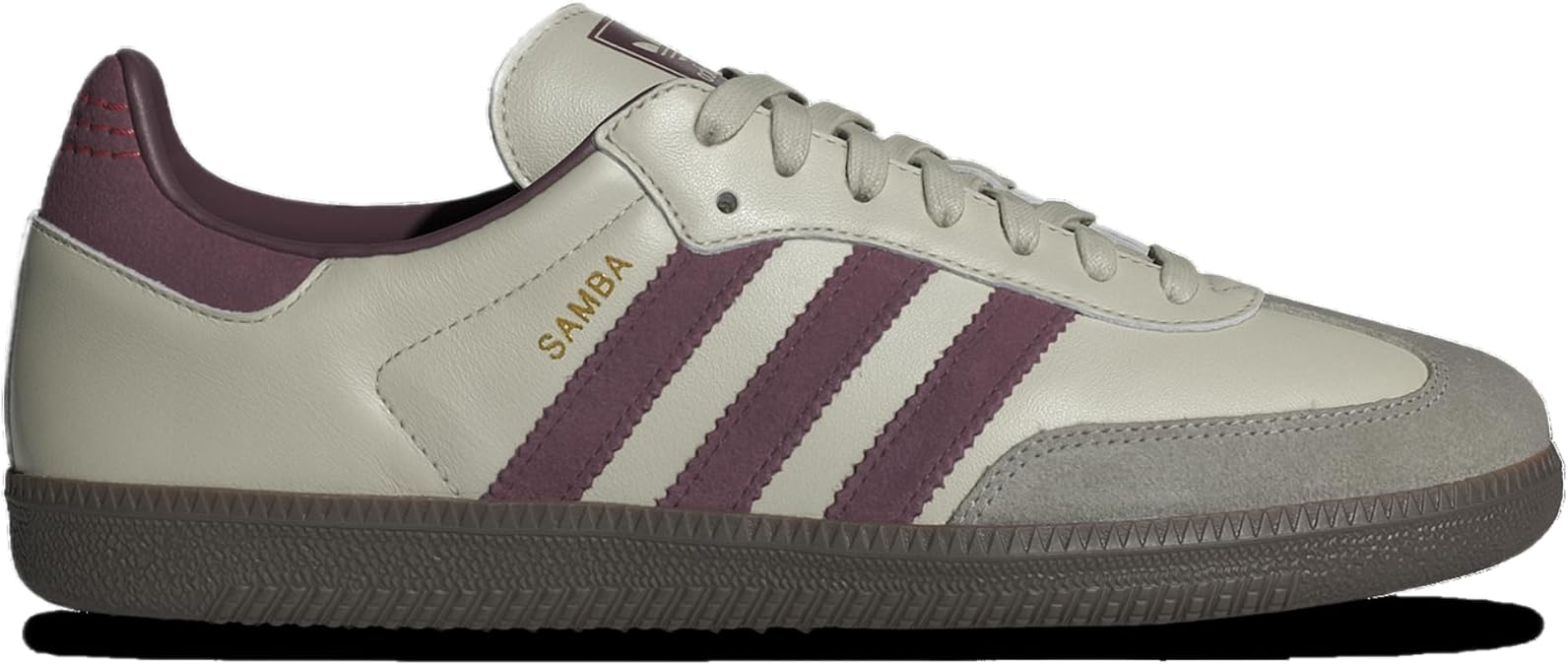 adidas Samba OG Men's Sneaker (Putty Grey Maroon, 7.5)