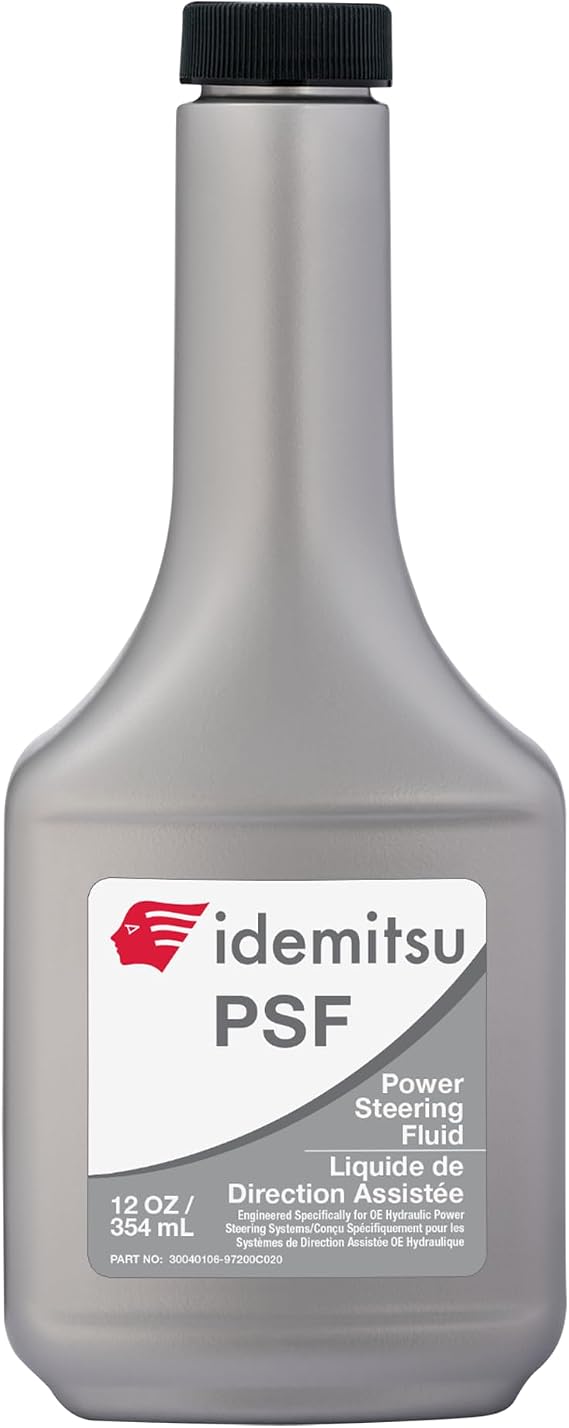 Idemitsu Power Steering Fluid 12 oz | Leading Asian OEM Supplier | For OE Hydraulic Power Steering Systems | Most Vehicle Types