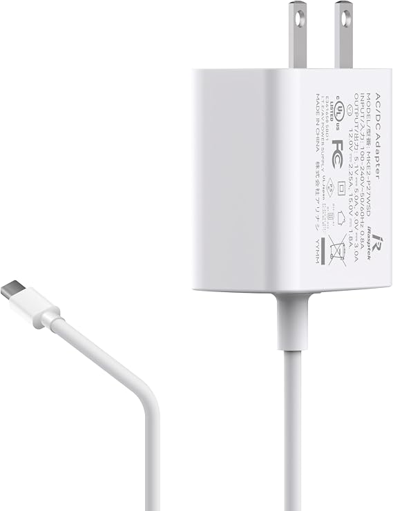 iRasptek for Raspberry Pi 5 Power Supply White