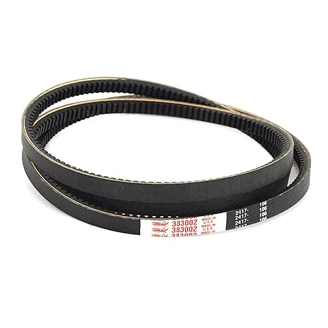 Grasshopper Mower MaxLife Belt, Designed to Specific Material, Dimensions, Shape, Construction and Pliability Standards That Ensure Superior Performance and Long Life, OEM 383002