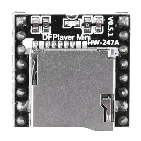 Dfplayer Mini Tf MP3 Player Module for Micro Sd Card U-Disk Io/Serial Port/ad Voice Decoder Board New 2025 High Reliable Electronic Component, Precision, Stable Performance