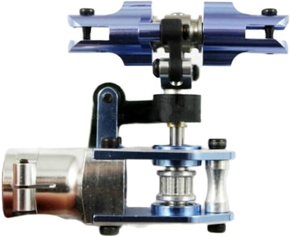 DIY 450 Helicopter Tail Rotor Set Assembled for T-REX 450 V2 V3 Sport PRO Helicopter (Blue, Silver)