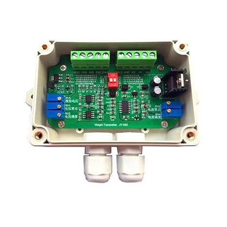 Digital Load Cell Weight Sensor, JY-S60 /JY-S 85 DC18-26v Current Load Cell Load Cell Amplifier Weight Transmitter 4-20mA 0-5V Or 0-10V Voltage With Housing for DIY Electronic Kitchen Scale Kit(S85 DC