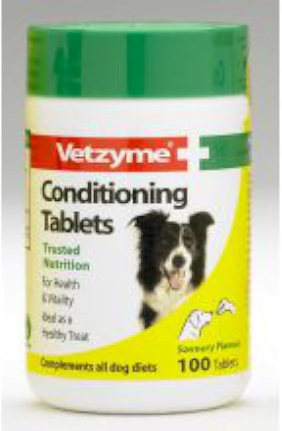 Vital Vetzyme Conditioning Tablet Treats 100 Tablets/Treats