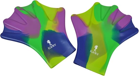 Kiefer Silicone Webbed Swim Gloves
