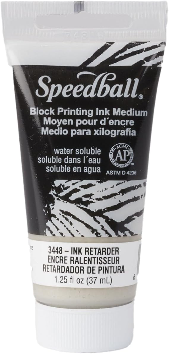Speedball Water Soluble Block Printing Ink Retarder, 1-1/4 Ounces