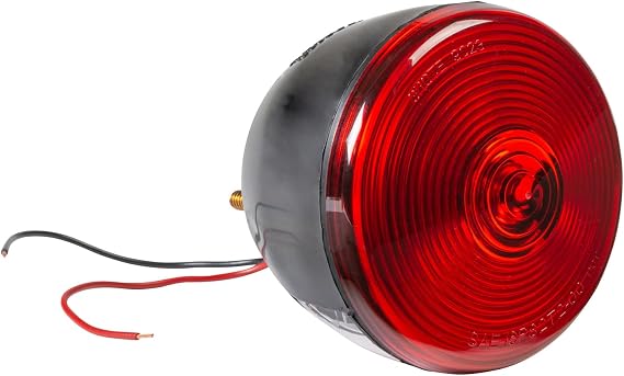 Grote 50852 4" Two-Stud Stop Tail Turn Light with License Window