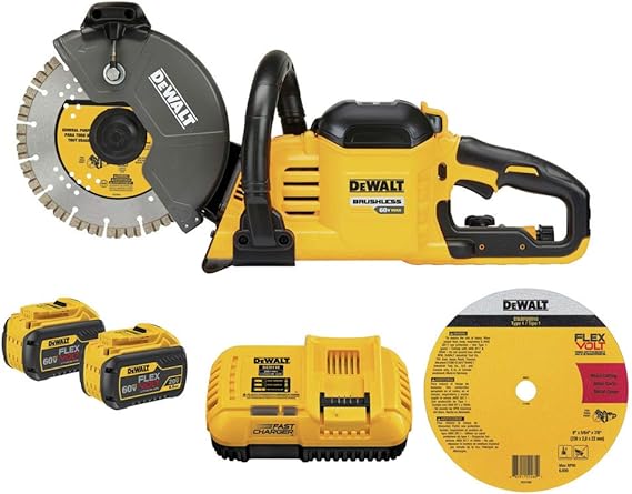 DEWALT FLEXVOLT 60V MAX* Cut-Off Saw Kit, 9-Inch (DCS690X2)