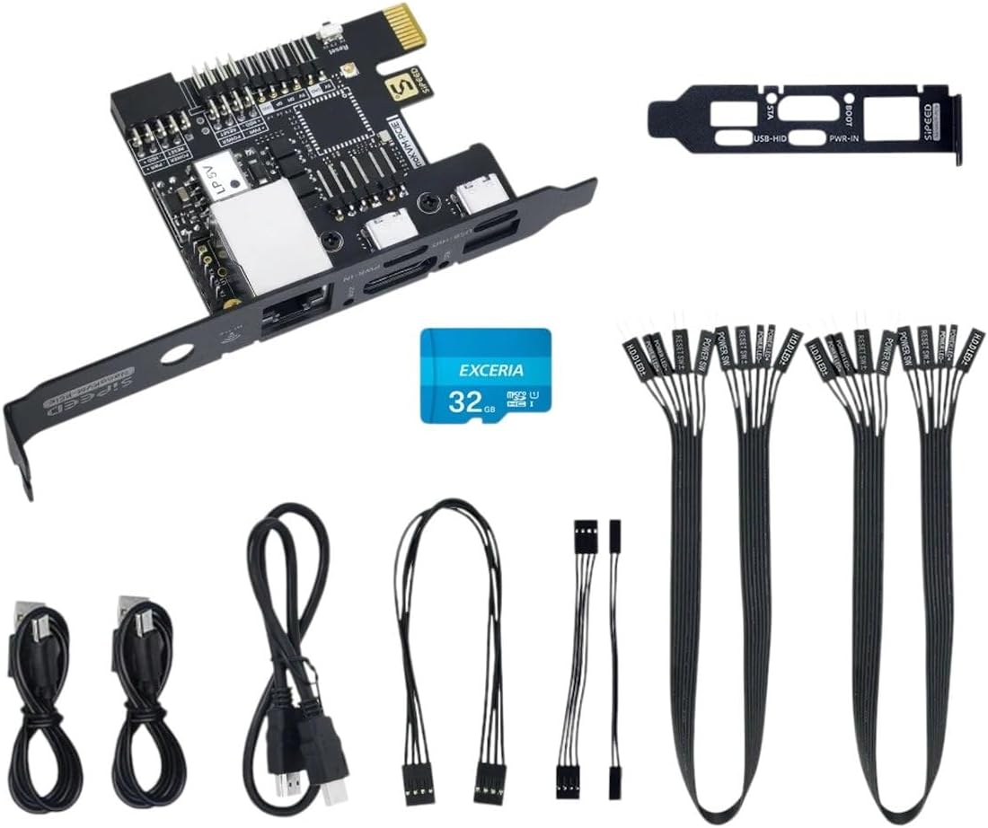 Pcie Poe Kitsipeed NanoKVM-PCIe for Pikvm Mini Remote Control Operation & Maintenance Server HDMI-Compatible RISC-V Optional ETH WhyFi New 2025 High Reliable Electronic Component