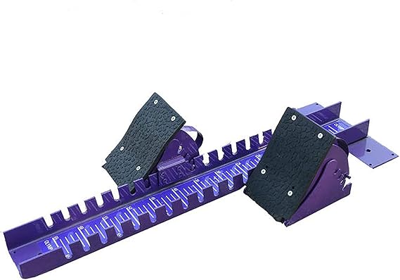 Multi-Function Starting Block,Sprinter Starting Block, Angle Adjustable Sprinter Track and Field Aluminum Suitable, 0-55 Scale, for Plastic Runway Cinder Track