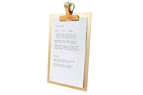 Brass Copper Menu Holder with Clip-Menu Covers, Menu Board for Restaurant, Clipboard Menu, Hard Menu Covers, Restaurant Menu Covers, Menu Folder, Rustic Clipboards, Menu Bar, Wedding Sign Stand