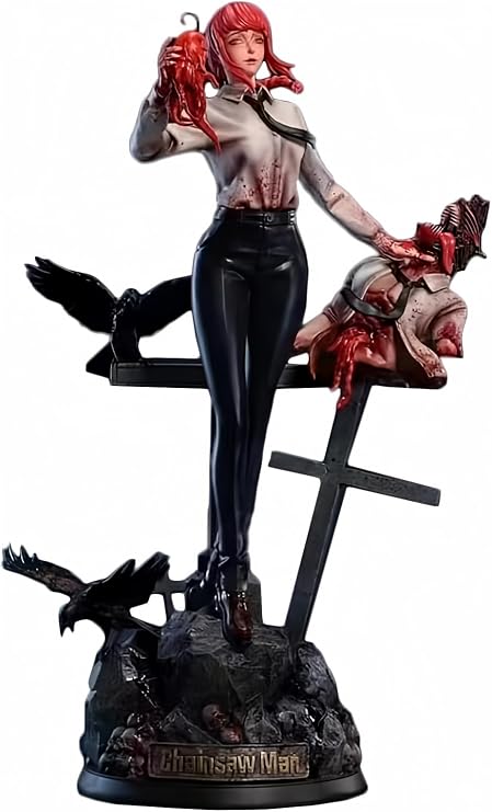 Chainsaw Man Makima Anime Figure GK Chainsaw Man Denji Action Figure