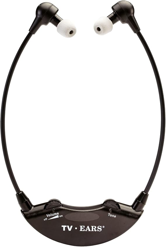 TV EARS Additional Wireless Headset Compatible with all 5.0 Analog and Digital TV Ears Headset Systems, Ideal for Seniors & with Hearing Difficulties
