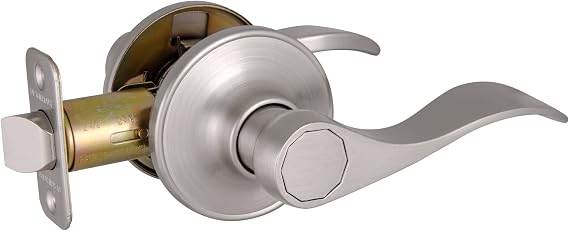 Design House Springdale Passage Door Lever, Satin Nickel