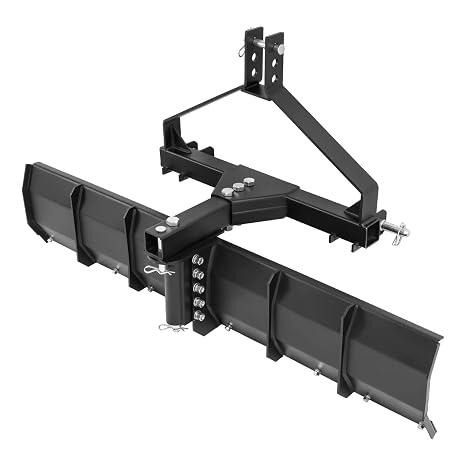 52" Width 3 Point Rear Grading Blade Scraper Blade Fit Category 0 & 1 Tractors