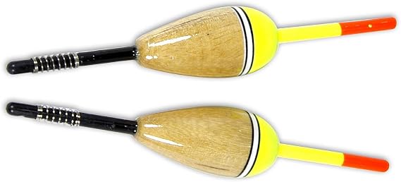 Eagle Claw Balsa Style Oval Fixed Float with 6-Inch Stem, 2