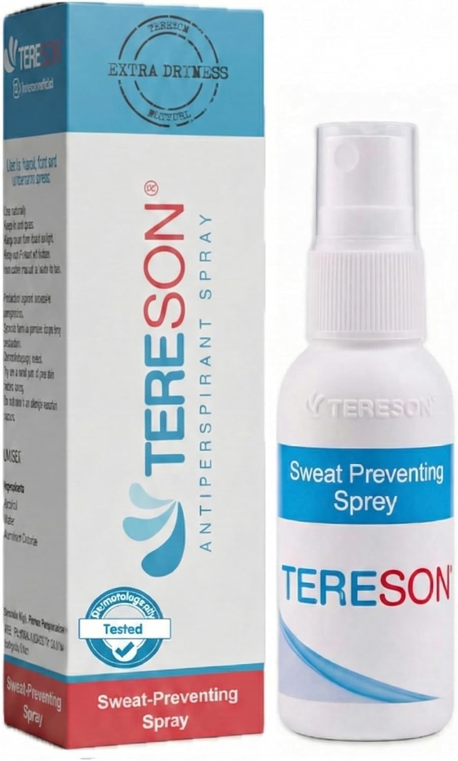 Tereson Hand, Feet, Armpit Anti-Sweating and Protection Against Sweat Odor Antiperspirant Spray 50 ml