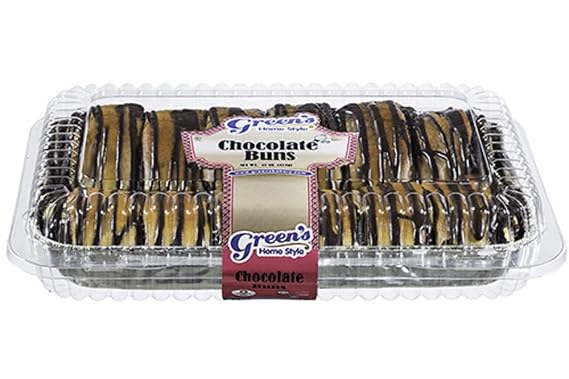 Green's Bakery Kosher Chocolate Buns - Kosher Treats - 15 oz