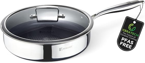 BERGNER BG-33224-BL Cookware Set, Stainless Steel